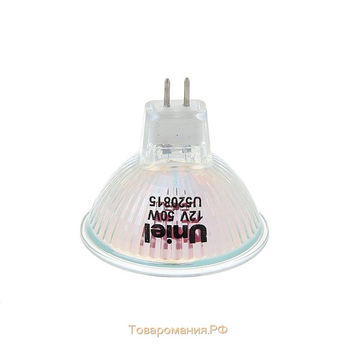 Лампа галогенная Uniel, GU5.3, 50 Вт, 12 В