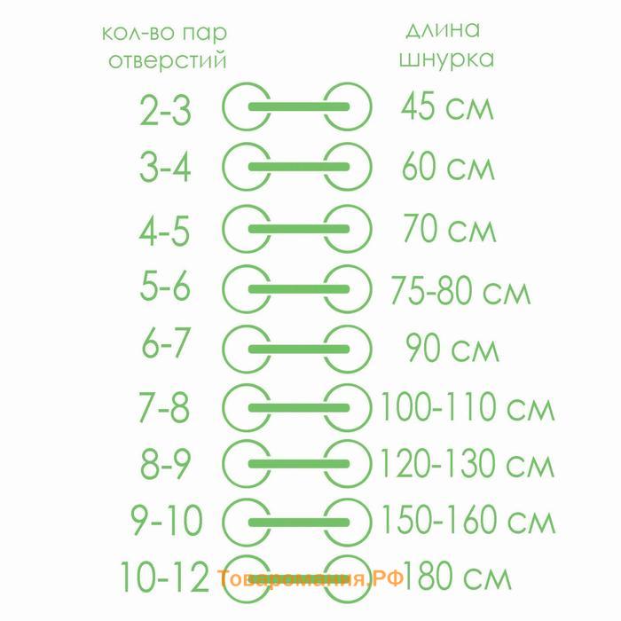 Шнурки для обуви, пара, плоские, 8 мм, 110 см, цвет золотистый