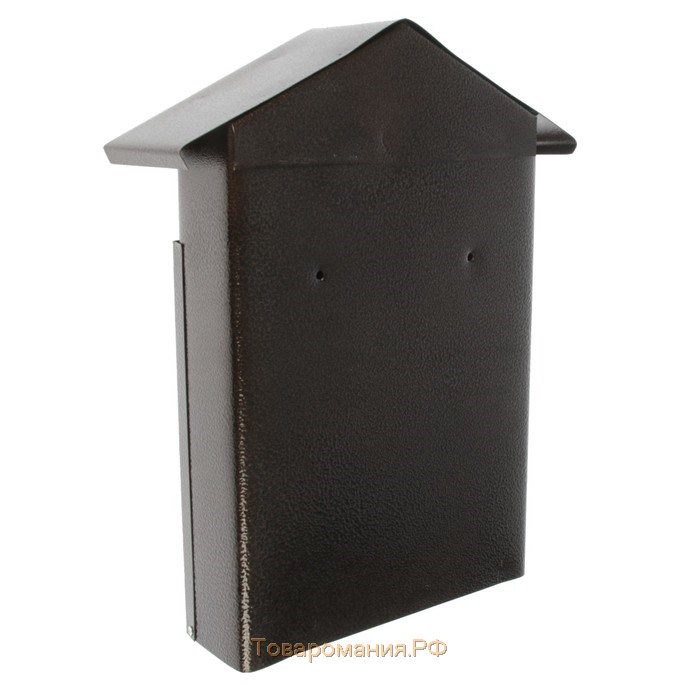 Ящик почтовый с замком, вертикальный, «Домик-Элит», коричневый
