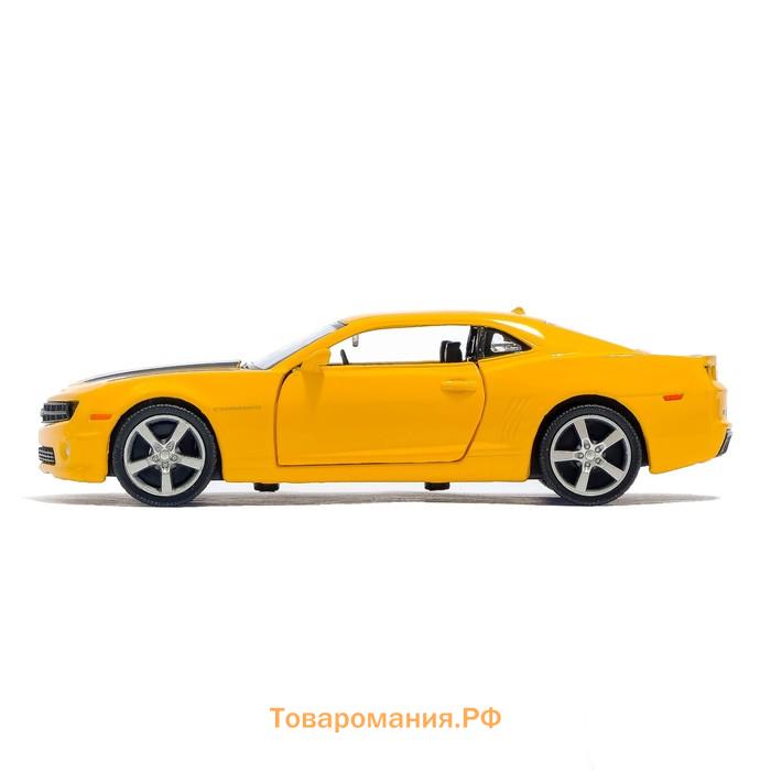 Машина металлическая CHEVROLET CAMARO, 1:32, открываются двери, инерция, цвет красный