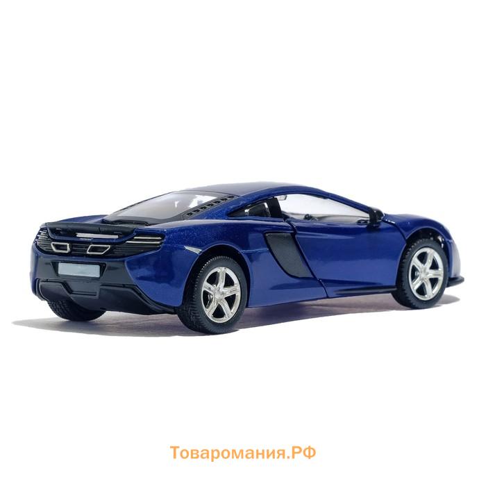 Машина металлическая MCLAREN 650S, 1:32, открываются двери, инерция, цвет оранжевый