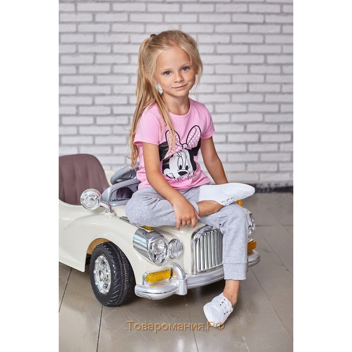 Футболка Disney "Minnie Mouse", рост 122-128 (34), розовый МИКС