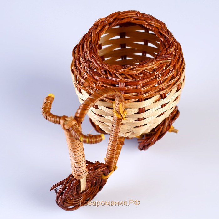 Плетеные сувениры (Велосипед) 15х9 см H 12 см.(Бамбук срезан)