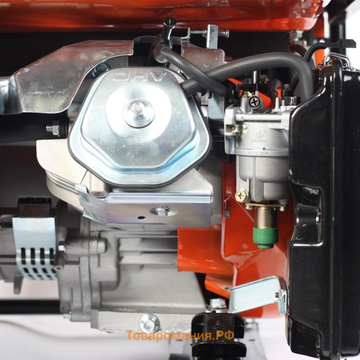 Генератор бензиновый PATRIOT MaxPowerSRGE6500E, 5.5 кВт, 3х220/12 В, ручной/электро старт