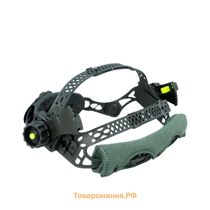 Маска сварщика FoxWeld "КОРУНД МЕГА", ф-р MEGA LED, DIN 4-8/8-13, 80х35х60 мм-2 шт., красная