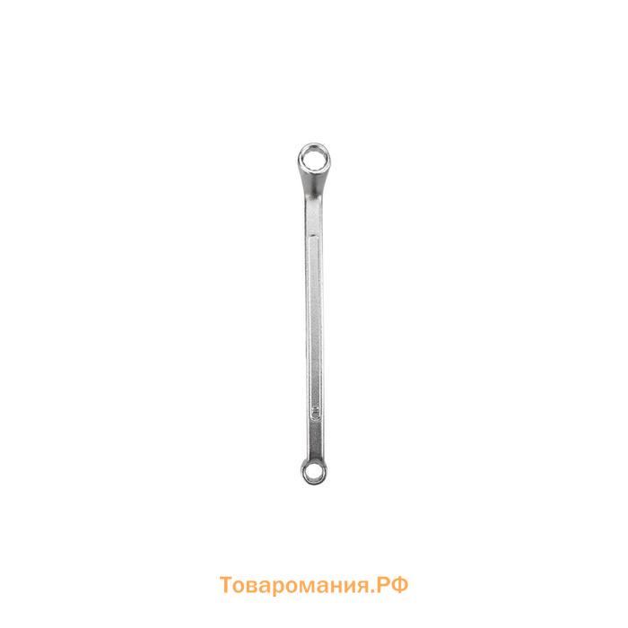 Ключ накидной REXANT 12-5854-2, хром, коленчатый, 10х11 мм
