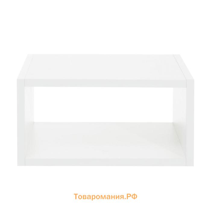 Стеллаж №2 DICE CUBE 1/2 секция, 360х180х320, Белый