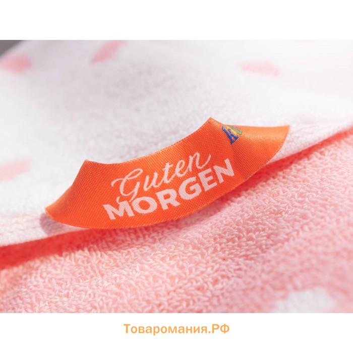 Полотенце махровое Guten Morgen Doris pink, размер 70х130 см, цвет розовый