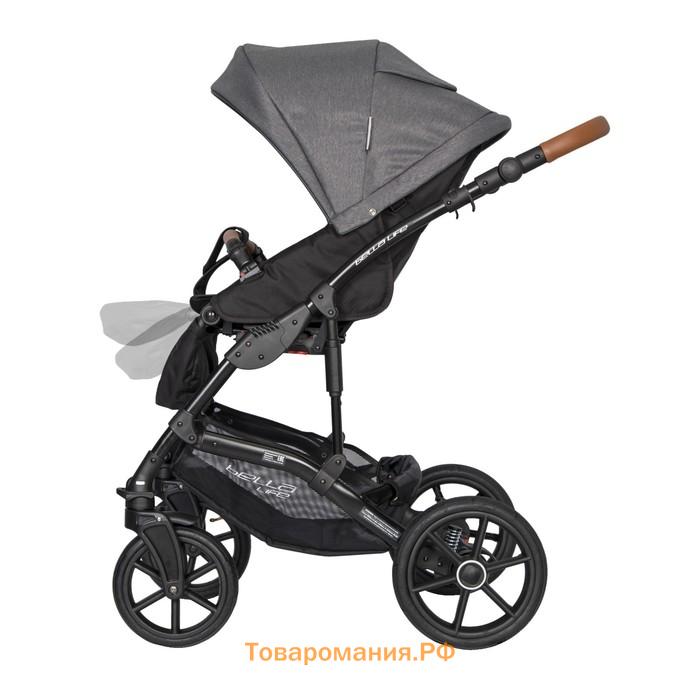 Коляска 3 в 1 Riko Bella Life, цвет anthracite