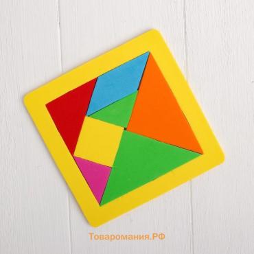 Головоломка «Танграм» 12 ×12 см, МИКС