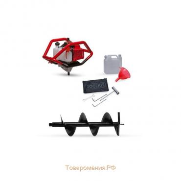 Мотобур ADA GroundDrill-8 со шнеком Drill 250 (A00367), бенз., 2Т, 3.26 л.с/2.4 кВт