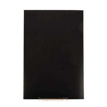 Картон цветной А4, 240 г/м2 "Нева" чёрный, мелованный