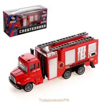Машина металлическая «Пожарная служба», инерция, с элементами из пластика, МИКС