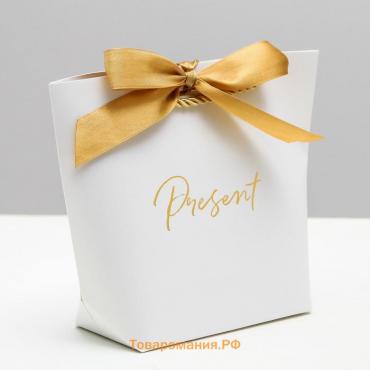 Пакет подарочный, упаковка, Present, 14 х 17 х 7 см