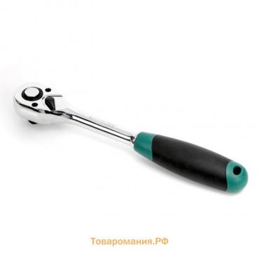 Трещотка ROSSVIK ЕК000011010, 3/8", 72 зуба, мягкая ручка