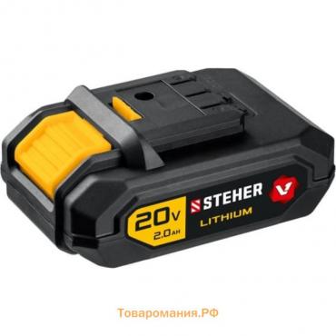 Аккумулятор STEHER V1-20-2, 20 В, 2 Ач, Li-Ion