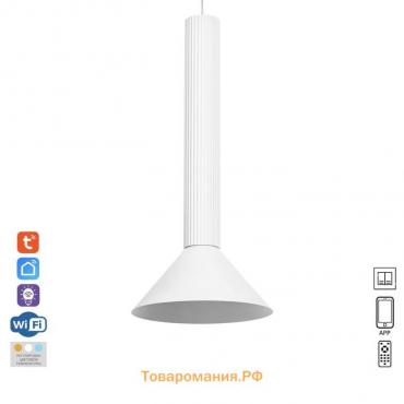 Светильник трековый SLIM "Фонарь" LED 12Вт 3000K-6000К 48V CRI90 белый 17х17х39-139см