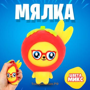 Антистресс игрушка - мялка «Зайка» с пастой, цвета МИКС